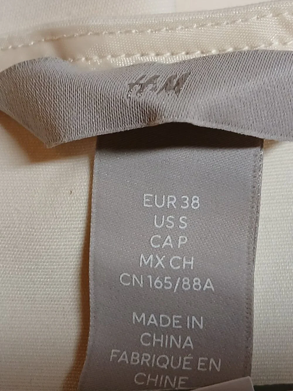 H & M Cream Sleeveless Fit and Flare Mini Dress - Picture 7 of 11